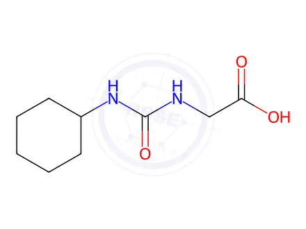 Chemical structure of 2-[(cyclohexylcarbaMoyl)aMino]acetic acid