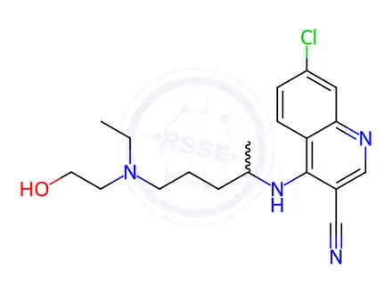Chemical structure of Hydroxychloroquine Sulfate Impurity 76
