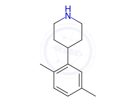 Chemical structure of 4-(2,5-Dimethylphenyl)piperidine
