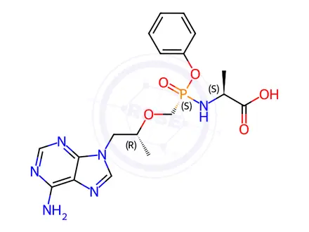 Chemical structure of Tenofovir Alafenamide Impurity 26