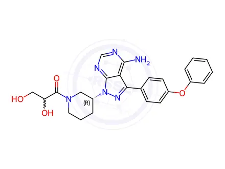Chemical structure of Ibrutinib Impurity 3