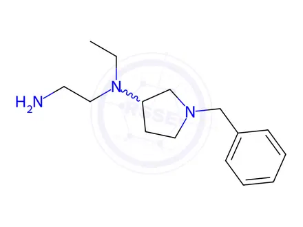 Chemical structure of N1-(1-Benzylpyrrolidin-3-yl)-N1-ethylethane-1,2-diamine
