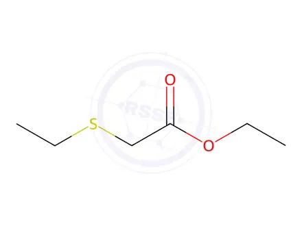 Chemical structure of Acetic acid, (ethylthio)-, ethyl ester