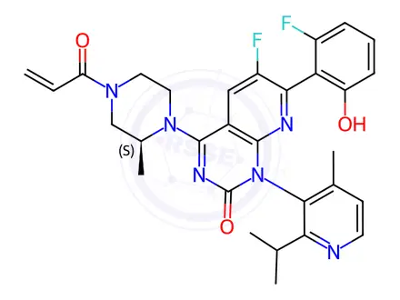 Chemical structure of Sotorasib Impurity 1