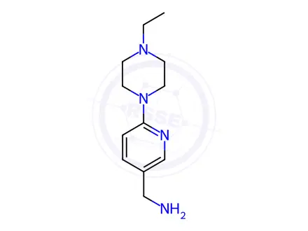 Chemical structure of [6-(4-ethylpiperazin-1-yl)pyridin-3-yl]methanamine