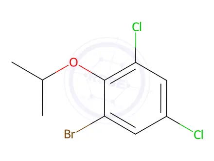 Chemical structure of 1-Bromo-3,5-dichloro-2-isopropoxybenzene