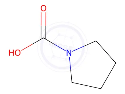 Chemical structure of Pyrrolidine-1-carboxylic acid