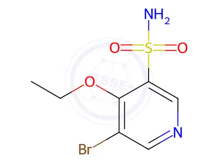 Chemical structure of 5-Bromo-4-ethoxypyridine-3-sulfonamide