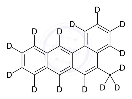 Chemical structure of 5-Methylbenz[a]anthracene-d14