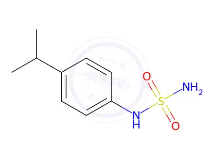 Chemical structure of Sulfamide, [4-(1-methylethyl)phenyl]-(9CI)