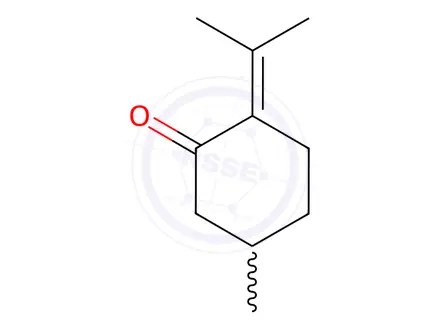 Chemical structure of Pulegone Impurity 2 ((RS)-Pulegone)
