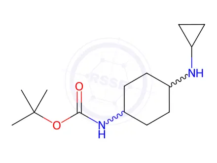 Chemical structure of (4-CyclopropylaMino-cyclohexyl)-carbaMic acid tert-butyl ester