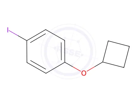 Chemical structure of 1-Cyclobutoxy-4-iodo-benzene