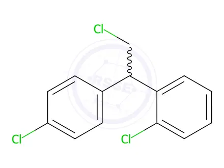 Chemical structure of Mitotane Impurity 1