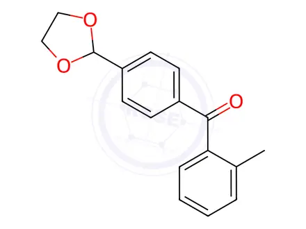Chemical structure of (4-(1,3-Dioxolan-2-yl)phenyl)(o-tolyl)methanone