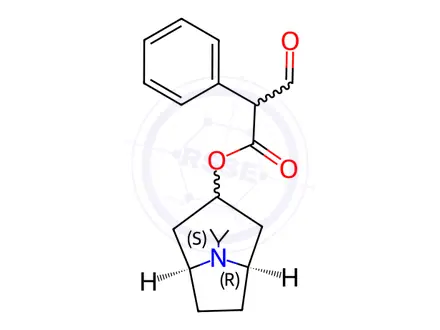 Chemical structure of Ipratropium Bromide Impurity 12