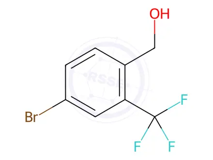 Chemical structure of 4-Bromo-2-(Trifluoromethyl)Benzyl Alcohol