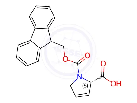 Chemical structure of FMOC-3,4-DEHYDRO-PRO-OH