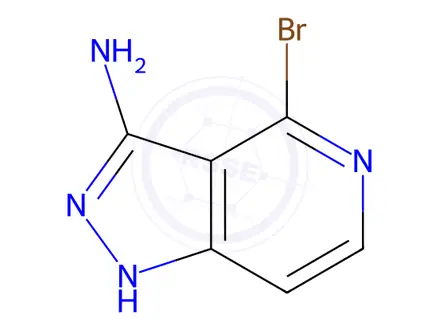 Chemical structure of 4-Bromo-1H-pyrazolo[4,3-c]pyridin-3-amine