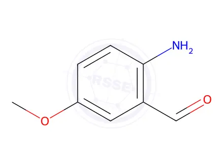 Chemical structure of Benzaldehyde, 2-amino-5-methoxy-