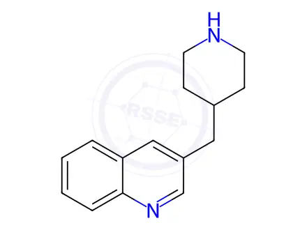 Chemical structure of 3-Piperidin-4-ylmethyl-quinoline dihydrochloride