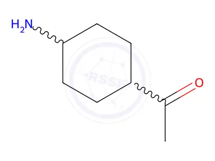 Chemical structure of Ethanone, 1-(trans-4-aminocyclohexyl)-
