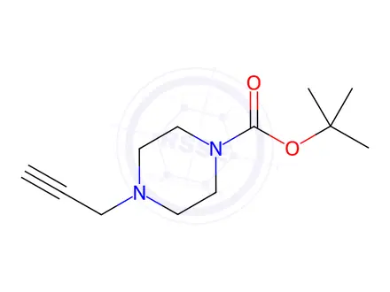 Chemical structure of 1-Boc-4-(2-propyn-1-yl)piperazine