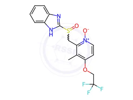 Chemical structure of lansoprazole EP impurity A
