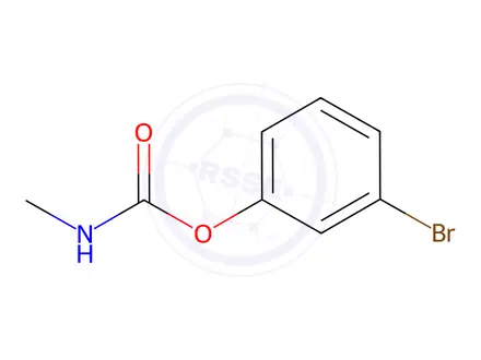 Chemical structure of 3-Bromophenyl Methylcarbamate