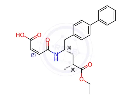 Chemical structure of LCZ696(valsartan + sacubitril) impurity 34