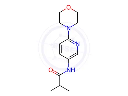 Chemical structure of n-(6-Morpholinopyridin-3-yl)isobutyramide