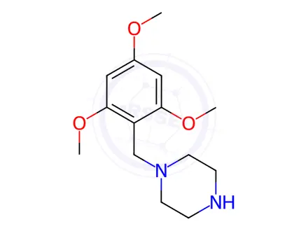 Chemical structure of Trimetazidine Impurity F HCl