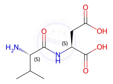 Chemical structure of H-Val-Asp-OH
