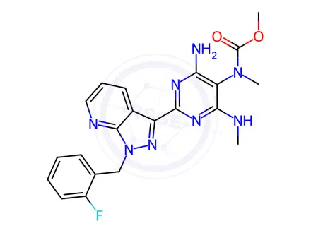 Chemical structure of Riociguat Impurity NK2