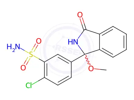 Chemical structure of Chlortalidone Impurity 19