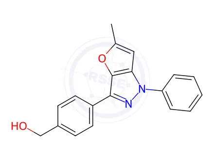 Chemical structure of (4-(5-Methyl-1-phenyl-1H-furo[3,2-c]pyrazol-3-yl)phenyl)methanol