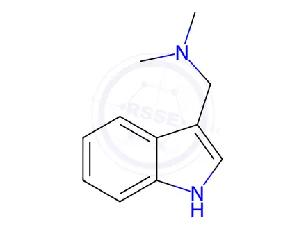 Chemical structure of Gramine