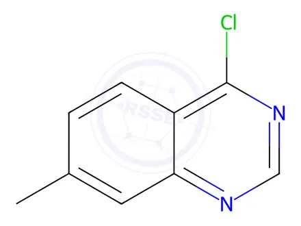Chemical structure of 4-Chloro-7-methylquinazoline