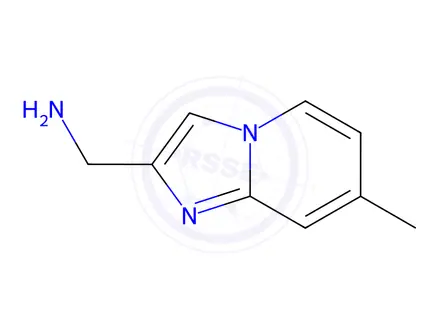 Chemical structure of {7-methylimidazo[1,2-a]pyridin-2-yl}methanamine