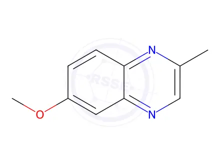 Chemical structure of Quinoxaline, 6-methoxy-2-methyl-