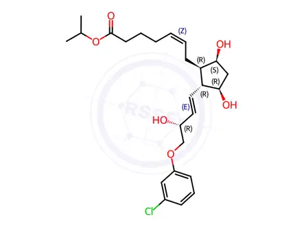 Chemical structure of Bimatoprost Impurity 11