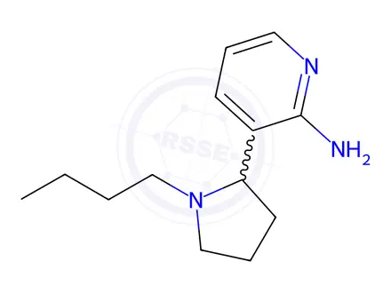 Chemical structure of 3-(1-Butylpyrrolidin-2-yl)pyridin-2-amine