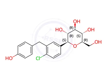 Chemical structure of Bexagliflozin Impurity 12