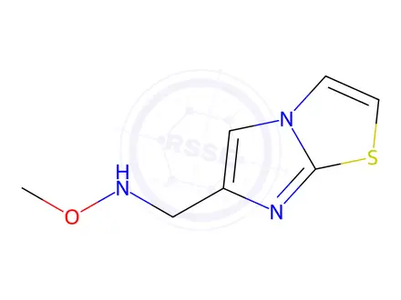Chemical structure of ({imidazo[2,1-b][1,3]thiazol-6-yl}methyl)(methoxy)amine dihydrochloride