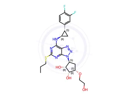 Chemical structure of Ticagrelor Impurity 400