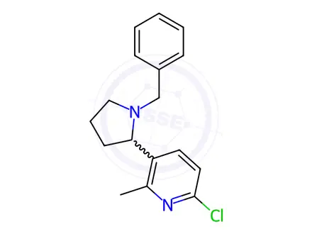 Chemical structure of 3-(1-Benzylpyrrolidin-2-yl)-6-chloro-2-methylpyridine