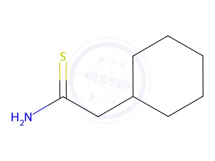 Chemical structure of 2-Cyclohexylethanethioamide