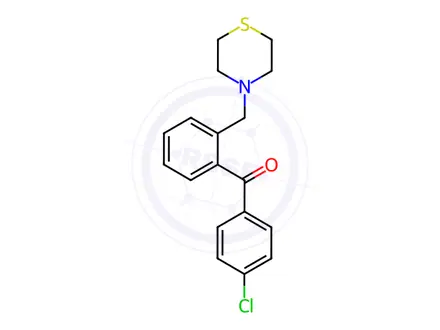 Chemical structure of (4-Chlorophenyl)(2-(thiomorpholinomethyl)phenyl)methanone