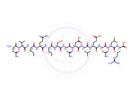 Chemical structure of LEPTIN (93-105) (HUMAN)