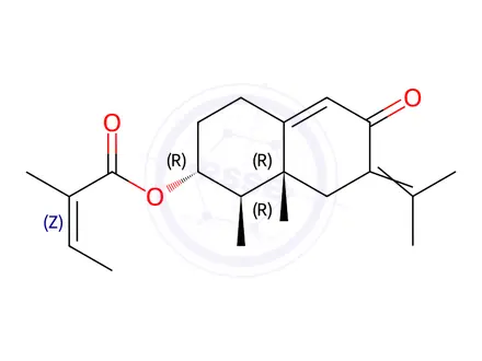 Chemical structure of Petasin Impurity 1 (Isopetasin)